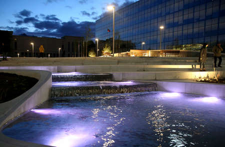 Unity Square in the center of Kaunas Lithuania 14 05 2020のeditorial素材