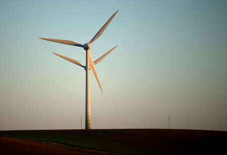 Windmill Wind Turbine Renewable Green Energy Sourceの写真素材