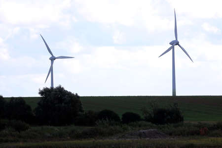 Windmill Wind Turbine Renewable Green Energy Source Lithuania