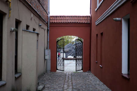 A small town in the middle of Lithuania with a beautiful old town