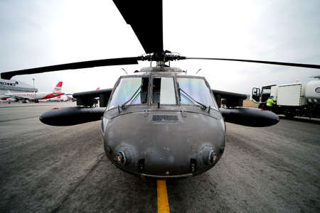 UH-60 Black Hawk Helicopters, Karmelava Airport, Lithuania 25 03 2021のeditorial素材