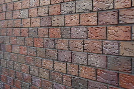 Pink Brick Wall Texture, square bricks background of decorate