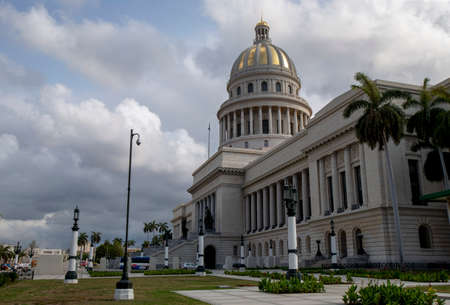 The Capitol building in Havana and its adjacent streets 10 05 2022のeditorial素材