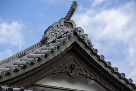 Scenery of the Kanazawa castle park in Kanazawa, Japan