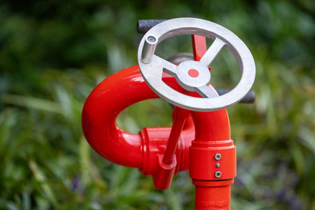 Fire hydrant in the garden