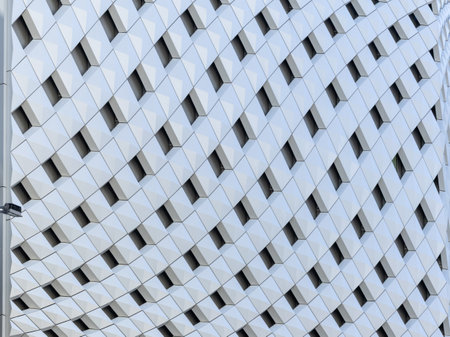 Modern Tokyo Architecture in Geometric Rhythm of Glass and Steel
