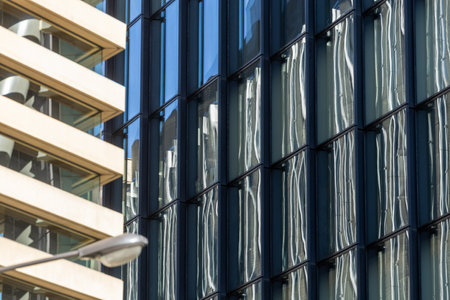 Modern Tokyo Architecture in Geometric Rhythm of Glass and Steel