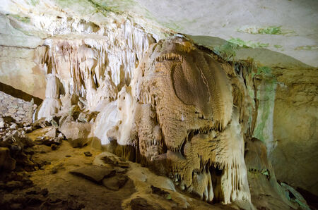 Marble Cave  Karst cave in the Crimea  Massif Chatyrdag-Yayla  Vicinity of Alushta  Near the village Privolnoe の写真素材