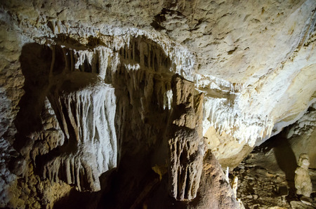 Marble Cave  Karst cave in the Crimea  Massif Chatyrdag-Yayla  Vicinity of Alushta  Near the village Privolnoe の写真素材