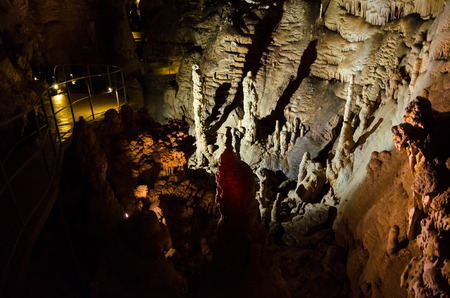 Karst cave Emine Bair Khosar in Crimea  Massif Chatyrdag-Yayla  Vicinity of Alushta  Near the village Privolnoe の写真素材