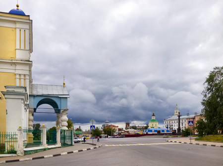 Red Square in the center of Yelets. Lipetsk region, Russia.のeditorial素材