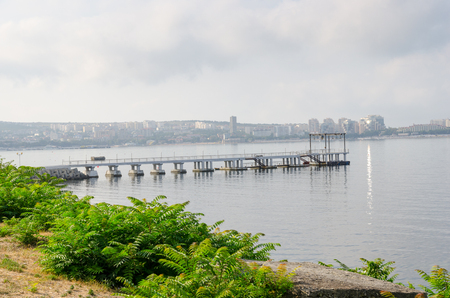 View from the embankment Gelendzhik Bay. Gelendzhik, Krasnodar Krai, Russia.の写真素材