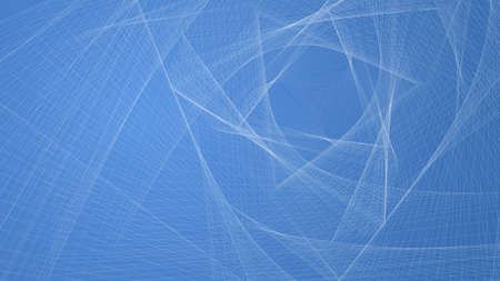 Abstract geometric gradient background with interwoven lines and triangles. Design layout for video backdrop, business presentations or others. 16: 9 Aspect Ratio.Vector illustration.のイラスト素材