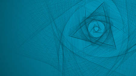 Abstract geometric gradient background with interwoven lines and triangles. Design layout for video...