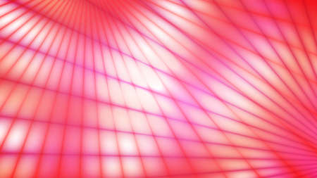 Abstract red geometric background with blurred intersecting rays forming a grid. 16:9 aspect ratio. Design layout for video backdrop, poster, web, card, booklet or others. vector illustration.のイラスト素材