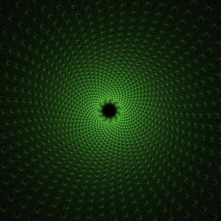 Green whirlpool abstract fractal design for backgrounds and wallpapers