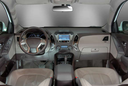 modern car interior