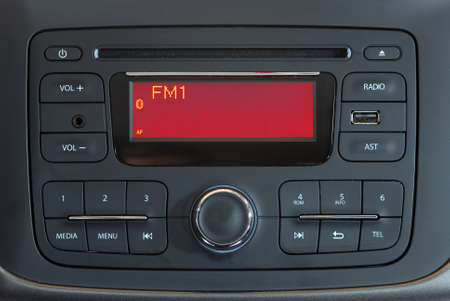 Car panel buttonsの写真素材