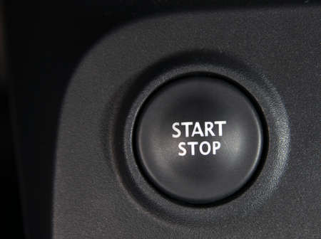 Start stop engine buttonの写真素材