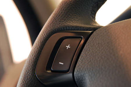 steering wheel buttonの写真素材