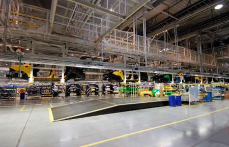 car production lineのeditorial素材