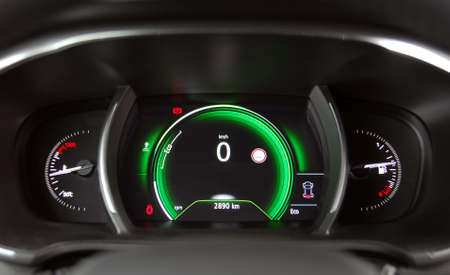 car illuminated dashboard