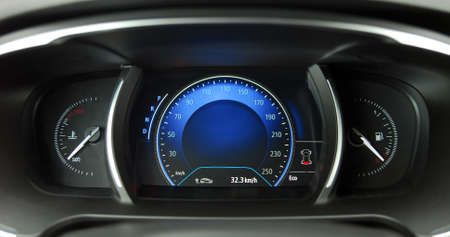 car illuminated dashboard