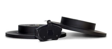 Brake pad and brake discの写真素材