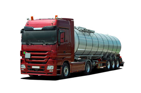 Fuel tanker truckの写真素材