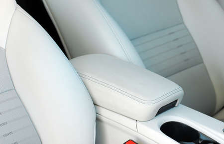 armrest in the carの写真素材