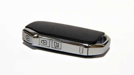 black car key with remote central locking