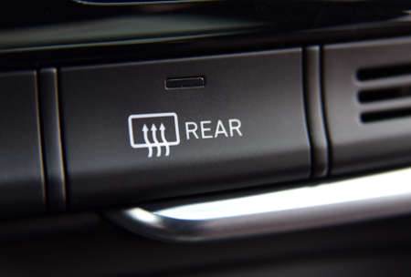 rear windshield heater button on the car
