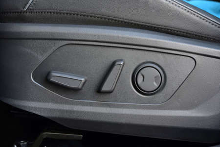 Buttons for adjusting seat positionの写真素材