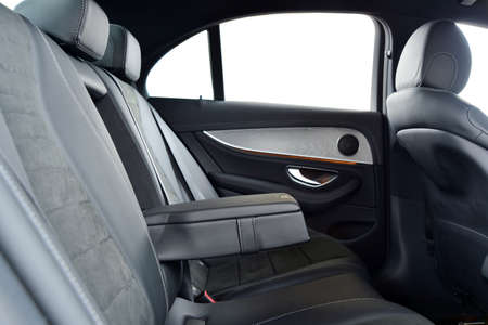 Armrest in the luxury passenger car, rear seats