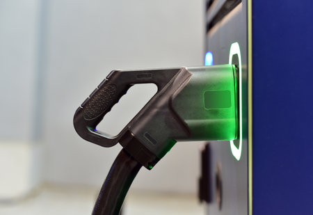 Fast charger plug for charging electric cars