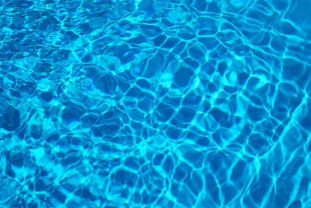The summer sun reflected in the water 