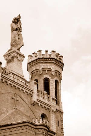 The Notre Dame of Jerusalem Center, Israel  Sepiaの写真素材