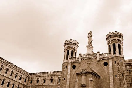 The Notre Dame of Jerusalem Center, Israel  Sepiaの写真素材