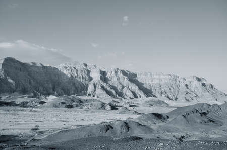 The Timna Valley - historical area is rich in copper ore,  the southwestern Arabah, Israel.の写真素材