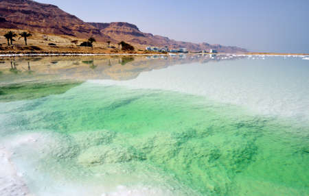 Beach of the Dead Sea. Israelの写真素材