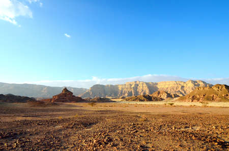 The Timna Valley - historical area is rich in copper ore,  the southwestern Arabah, Israel.の写真素材