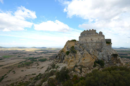 Castle of Acquafredda. Sardinia. Italyの写真素材