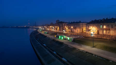 Old Town in Wloclawek, Boulevardsの写真素材