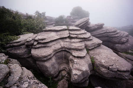 Spain Andalusia travel El Torcal Antequera National Park Malagaの写真素材