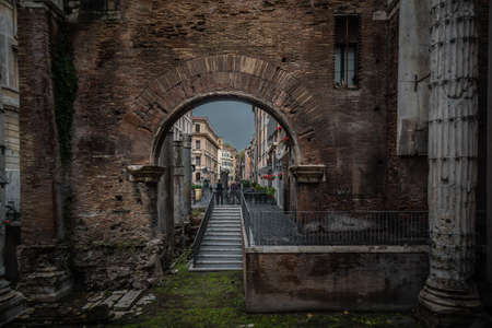 Italy Teatro Marcello History City Rome Empireの写真素材
