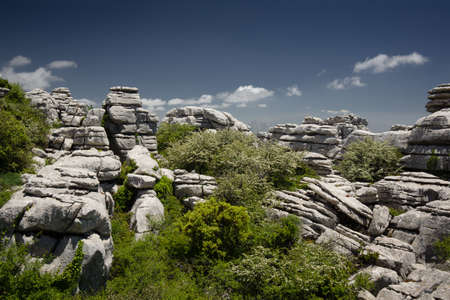 Spain Andalusia travel El Torcal Antequera National Park Malagaの写真素材