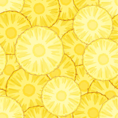 Pineapple seamless patternのイラスト素材