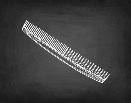 Comb ink sketch.のイラスト素材