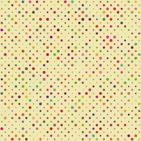 Seamless Polka dot patternのイラスト素材
