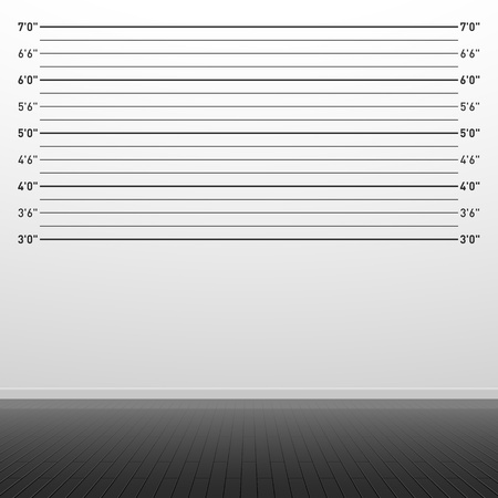 Police lineup backgroundのイラスト素材